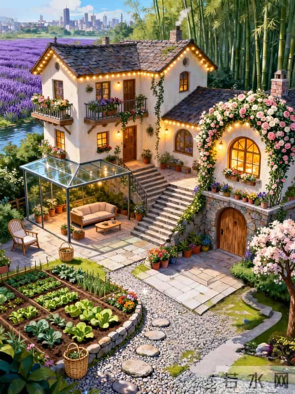 山居宅院，偷得浮生半日闲