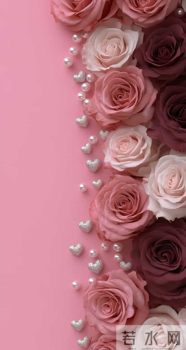 粉玫瑰壁纸