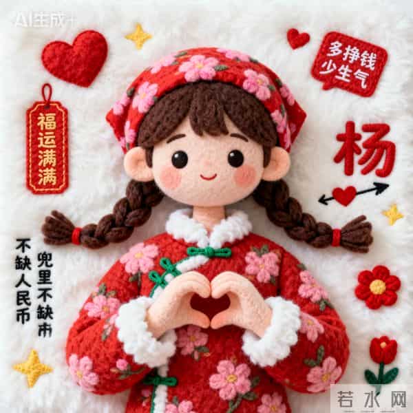 新年多挣钱少生气,羊毛毡头像先安排~