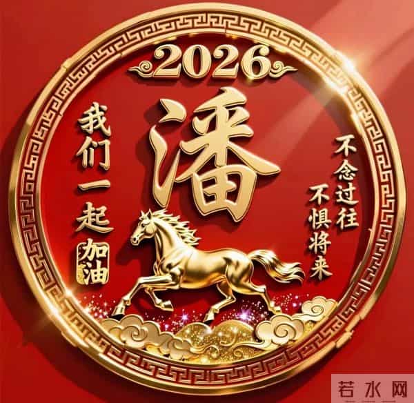 2026年姓氏头像马年成功.张.陈.黄.何.纪.李.潘.祝.朱.林.赵...