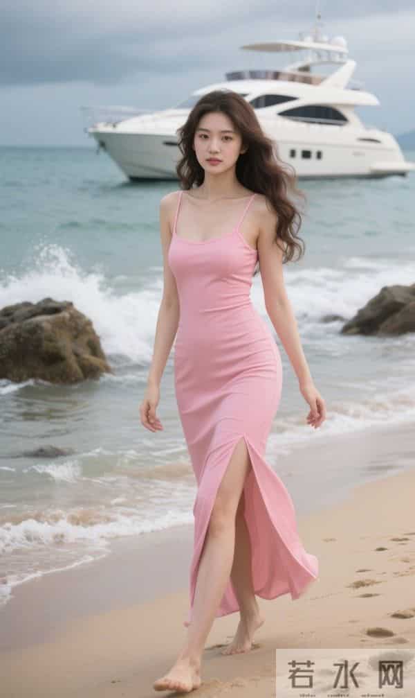 粉色长裙