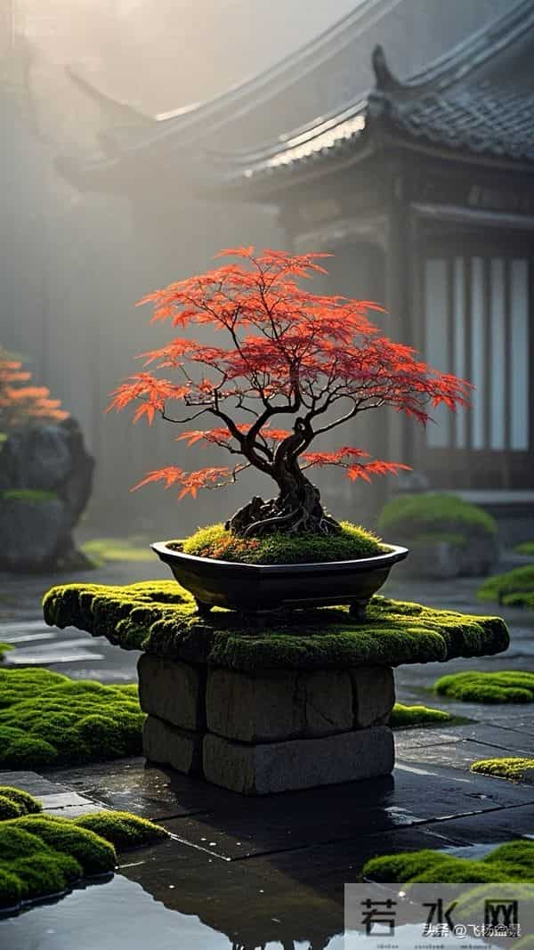 唯美风中式庭院盆景欣赏