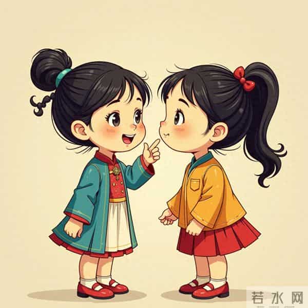 我们家小姐妺是俩个小机灵