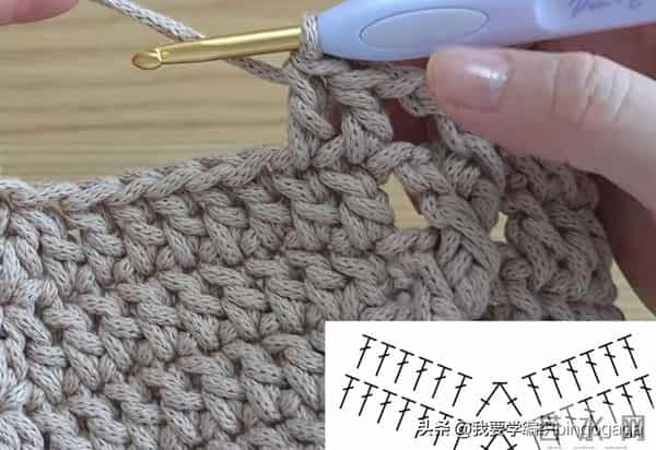 玩转基础款包包钩编,双扭条肩包教程,大方实用简约耐看