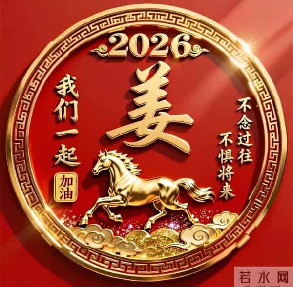 2026年姓氏头像马年成功.张.陈.黄.何.纪.李.潘.祝.朱.林.赵...