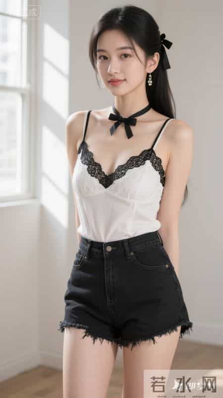 黑白配穿搭,简约又性感