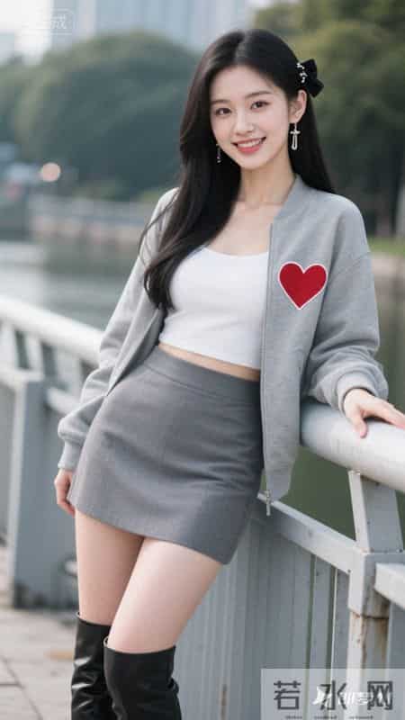 简约灰白配加红心点缀，清爽又吸睛