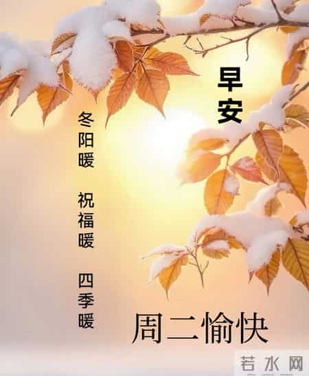 2026年1月27日早上好 早上好温馨问候祝福语 早安精美图片 周二愉快