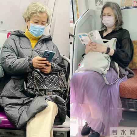被上海地铁奶奶惊艳！不烫大妈头、不穿足力健老人鞋，美得好高级