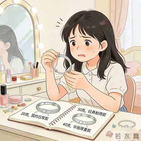 银手镯选多重大有讲究！一张表告诉你不同人群怎么选