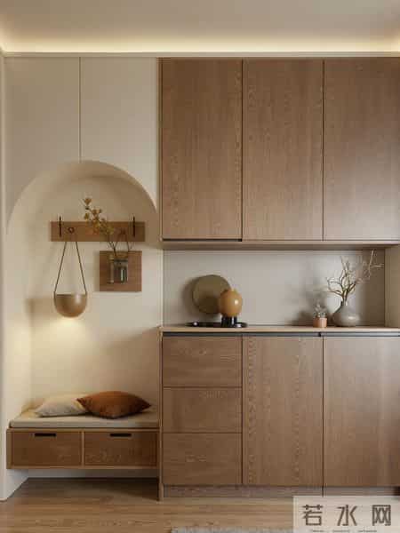 进门就惊艳！定制玄关柜合集一看一个不吱声！