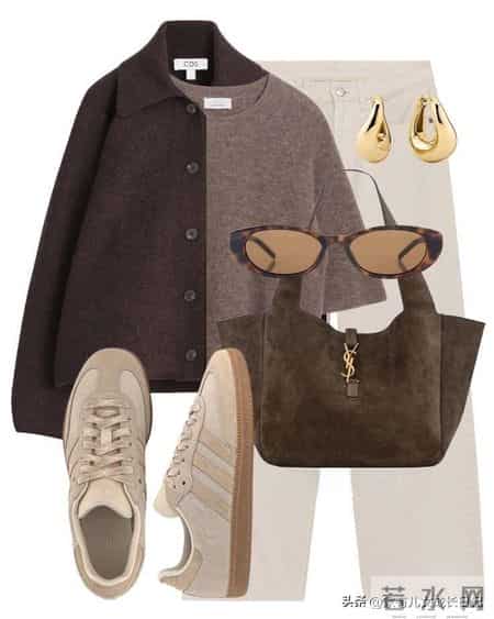 一周不重复简约时尚，解锁春日松弛感穿搭，勃艮第红与丹宁的碰撞