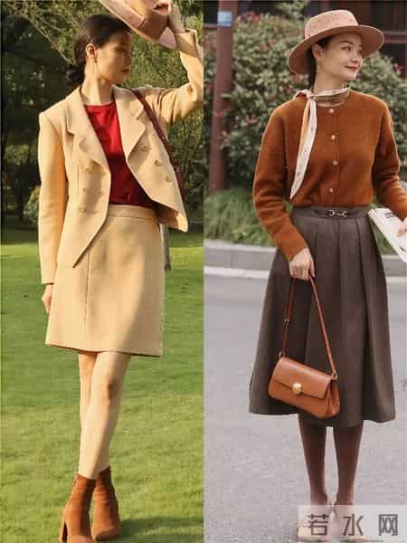 “大衣+呢子裙”=今冬最时髦搭配！保暖显瘦两不误，还特显气质