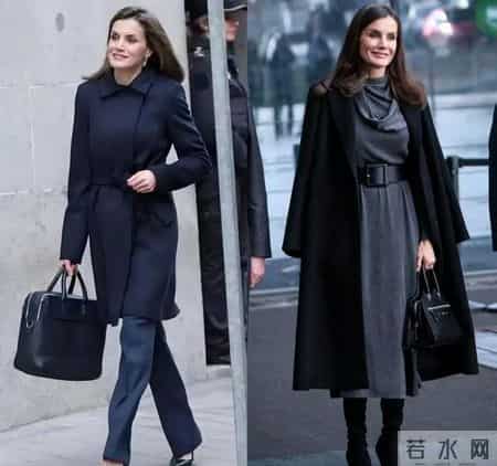 被53岁西班牙王后的大衣惊艳到了，原来“不露踝、不光腿”也能