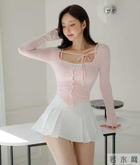 粉白甜嗲轻熟套装｜是柔光里的樱花甜妹美人