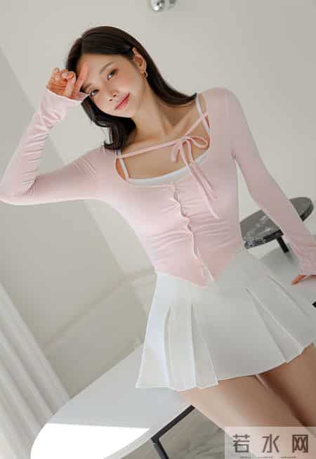 粉白甜嗲轻熟套装｜是柔光里的樱花甜妹美人