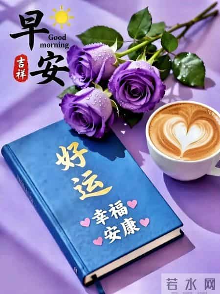 40张每天不重样的早安暖心祝福图片，早安问候送给你。愿君事事皆如意，岁岁安康福满溢