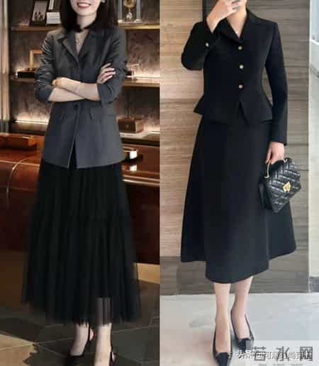 50+裙子最出彩的穿法是：上下反差