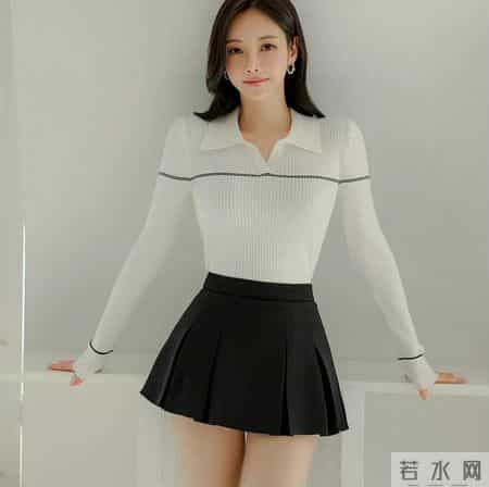 黑白学院轻熟套装