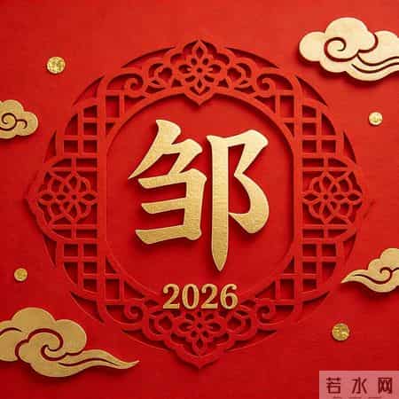 2026年红色百家姓精美图片分享给大家