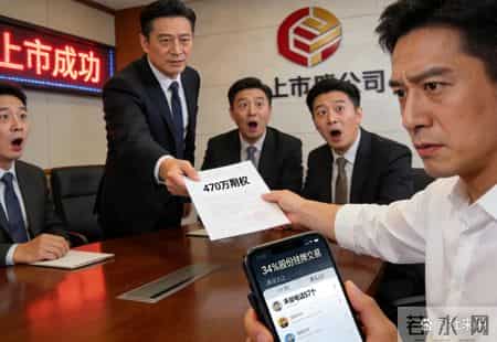 公司上市，董事长给每个高管发470万期权，却跟我说：你再等等！当天我就把34%股份挂牌交易，董事长连夜给我打了57个电话