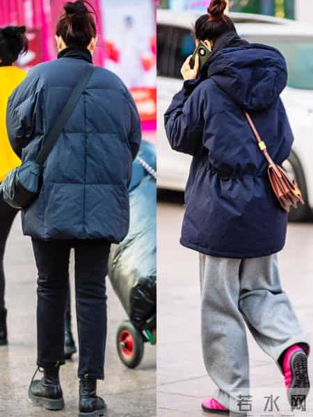 去上海发现，羽绒服没人搭小脚裤，满大街都在穿阔腿裤，高级时髦