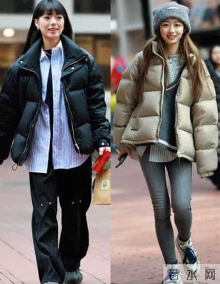 去上海发现，羽绒服没人搭小脚裤，满大街都在穿阔腿裤，高级时髦