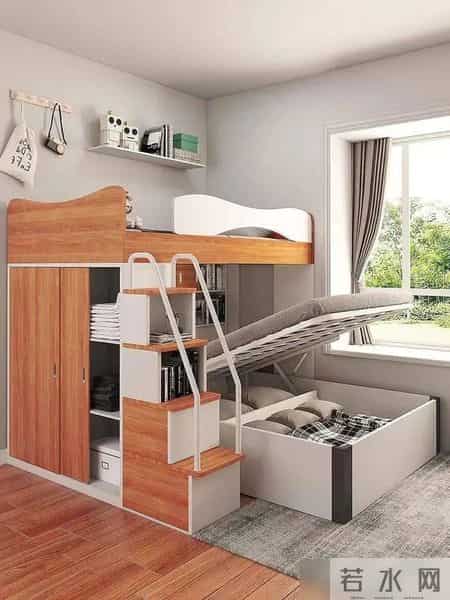 双人床已经过时了,现在都流行“错位床”了,空间独立更实用!