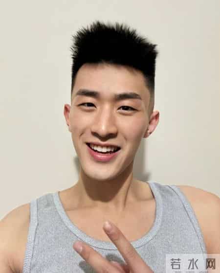 寸头与笑涡，少年感的终极答案（推粉丝16.8w）