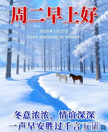 40张每天不重样的早安暖心祝福图片，早安问候送给你。愿君事事皆如意，岁岁安康福满溢