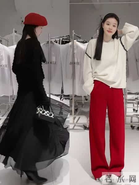 将“气质感”穿在身上：黑、红色节日氛围，秋冬知性西装穿搭指南