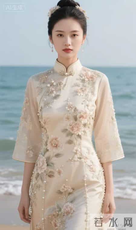 美丽佳人，国色天香，洁白无瑕，华丽优雅