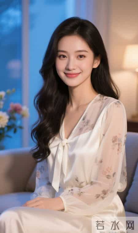 闪光的丝绸休闲装