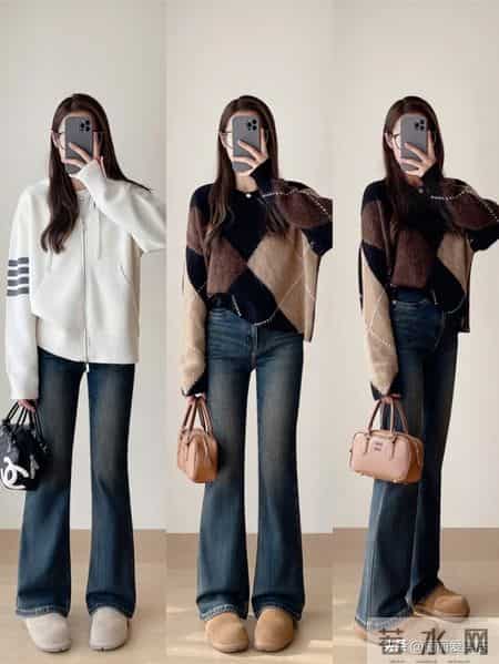 一条喇叭裤搭遍整个冬天！保暖时髦还藏肉