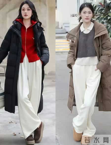 冬天买“羽绒服”，选长款还是短款？按这3个条件来选，洋气显高