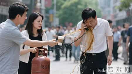 妻子情人当众泼我咖啡，我拨通电话：来，你情人逞威风到我头上了