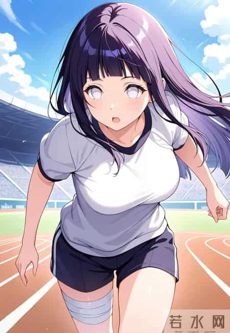 火影忍者，雏田奔跑，太迷人了！