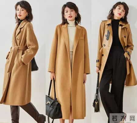 大衣下面尽量少配裤子，今年流行这样穿，时髦保暖又高级