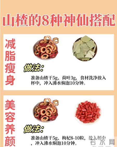 山楂8种神仙搭配，喝出好代谢轻松掉秤