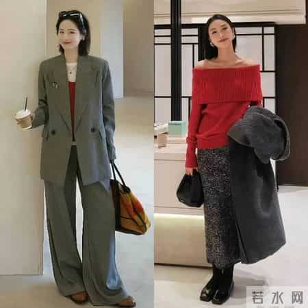 今冬火了一组绝美配色：“红色+灰色”！不仅高级大气，还超减龄