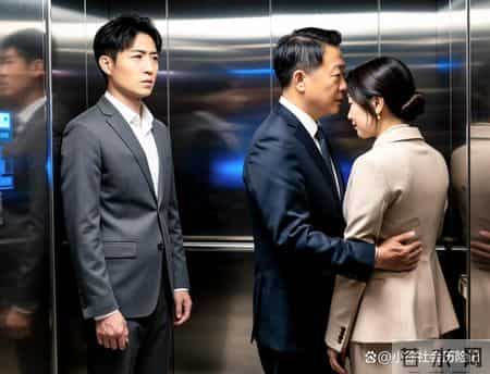 在公司电梯里碰到老婆,我刚想打招呼,老板一把将她搂入怀中,然后对我说:这是我妻子,你刚来的,不认识也正常