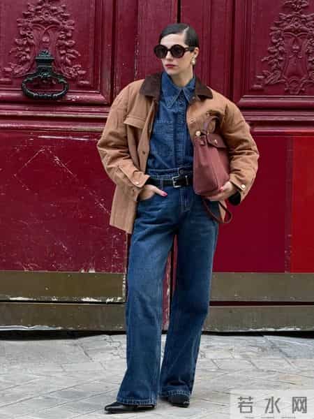 冬天把藏蓝色穿在身上，好看又显高级！