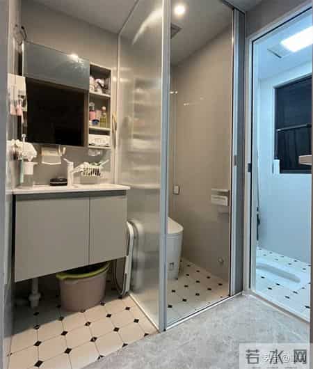 湖南姑娘的“一改二”卫生间火了：3㎡一分为二，切出坐便和蹲便