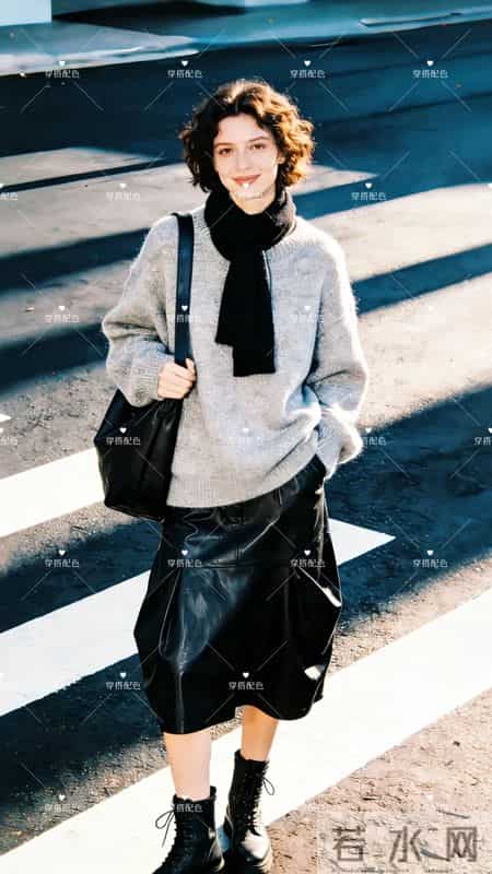 秋冬一周穿搭不重样!跟这位博主学“同色系搭配”,5套直接照搬