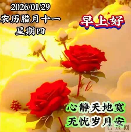 2026年1月29日周四早上好 冬日早安暖心图片，冬日问候祝福语大全