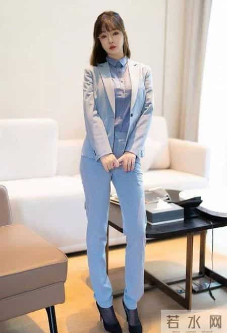 超好看的职业长裤套装