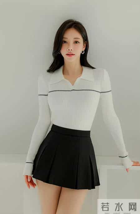 黑白学院轻熟套装