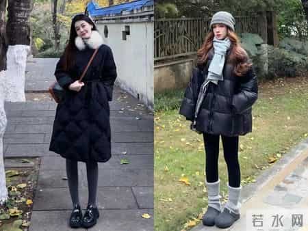 黑色羽绒服，穿对了才真有范儿