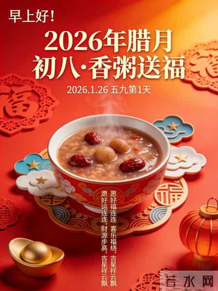 2026年元月26日腊八节祝福语！和精美绝伦图片