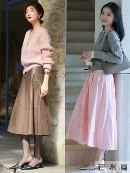 春天请一定要这样穿：短外套+半身裙，时髦洋气，每套回头率都高